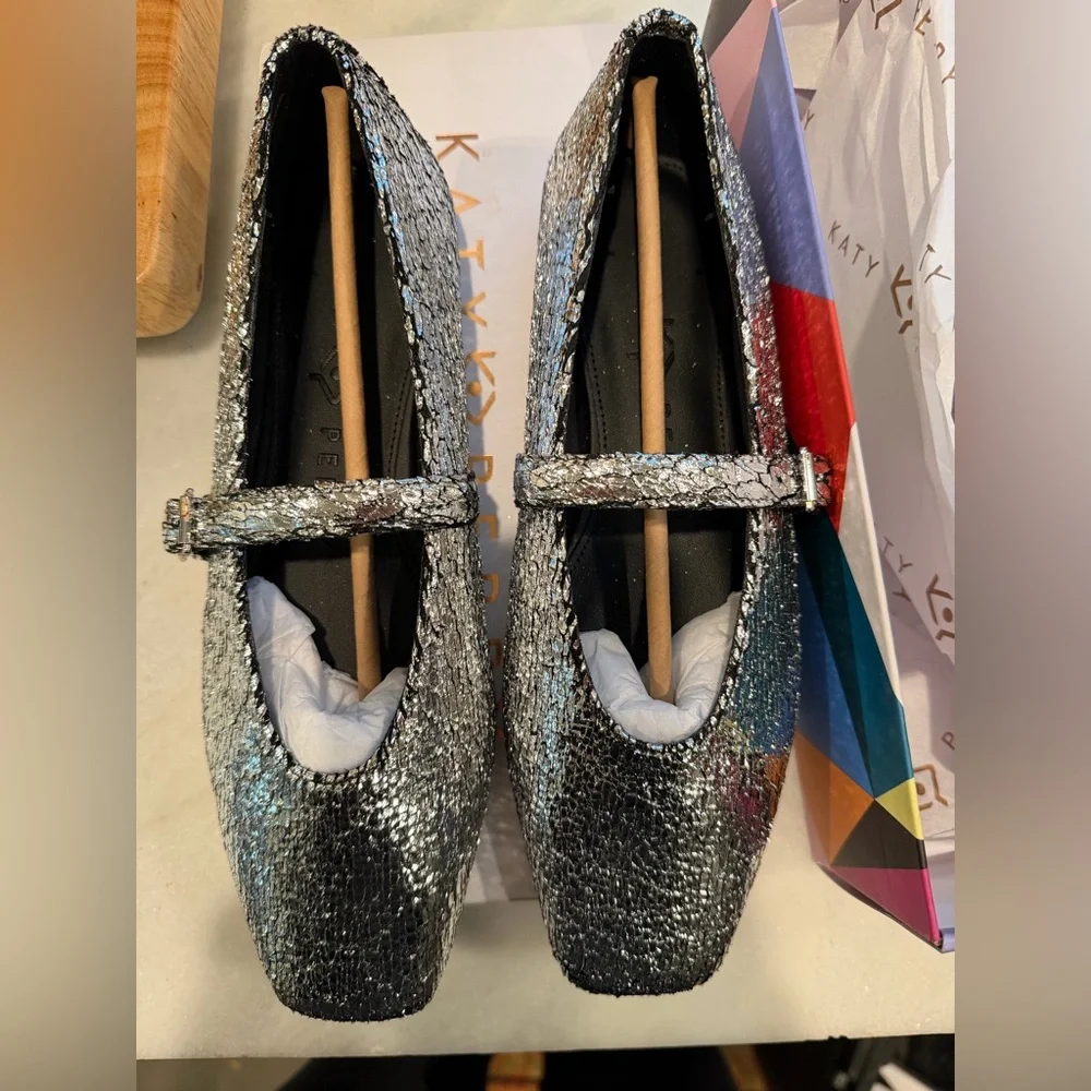 Katy Perry The Evie Mary Jane Flat Womens Size 12 - NWT